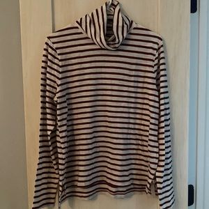 Madewell striped 100% cotton turtleneck, NWT